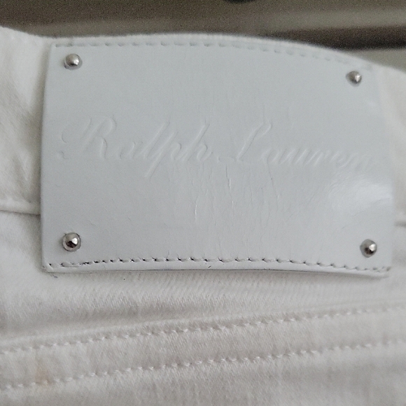 Ralph Lauren Purple Label White Jeans - Picture 6 of 8